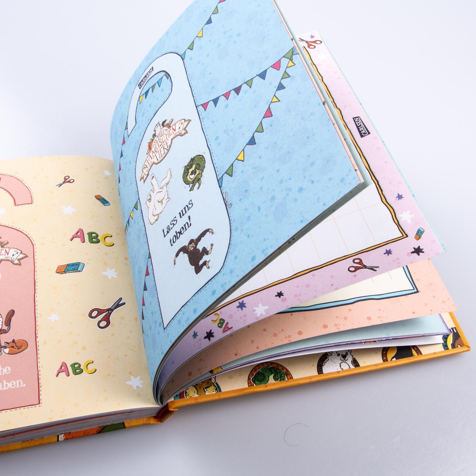 Beispielinhalt (Bild) Die Schule der magischen Tiere: Meine Freunde (Freundebuch)