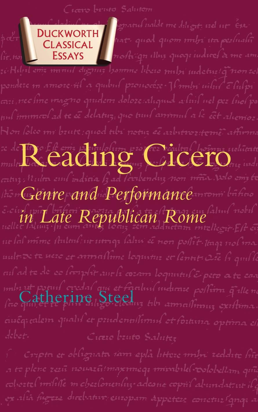 Vorderes Coverbild Reading Cicero