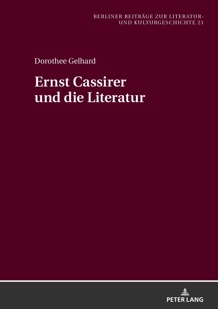 Vorderes Coverbild Ernst Cassirer und die Literatur