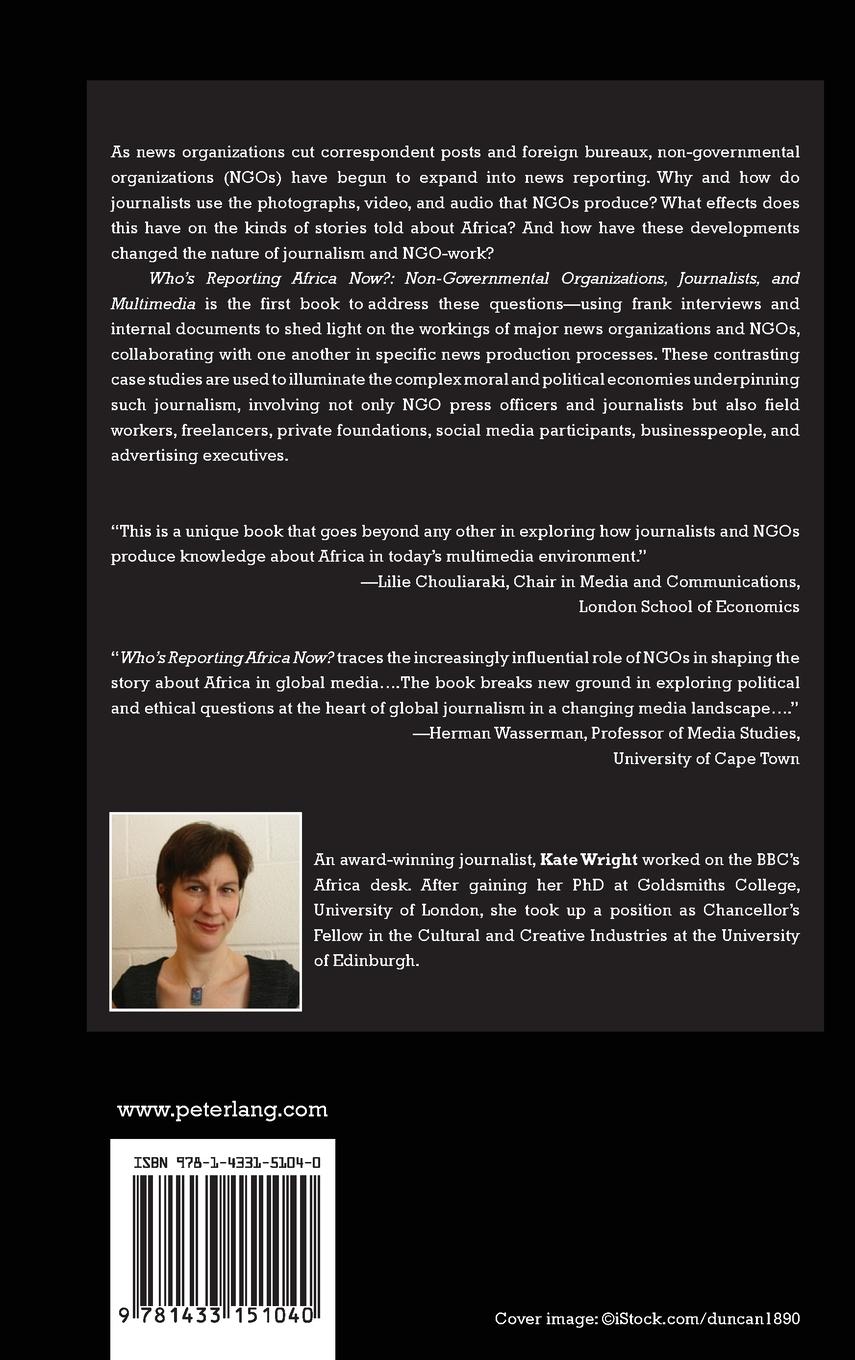 Rückseitencover Who's Reporting Africa Now?