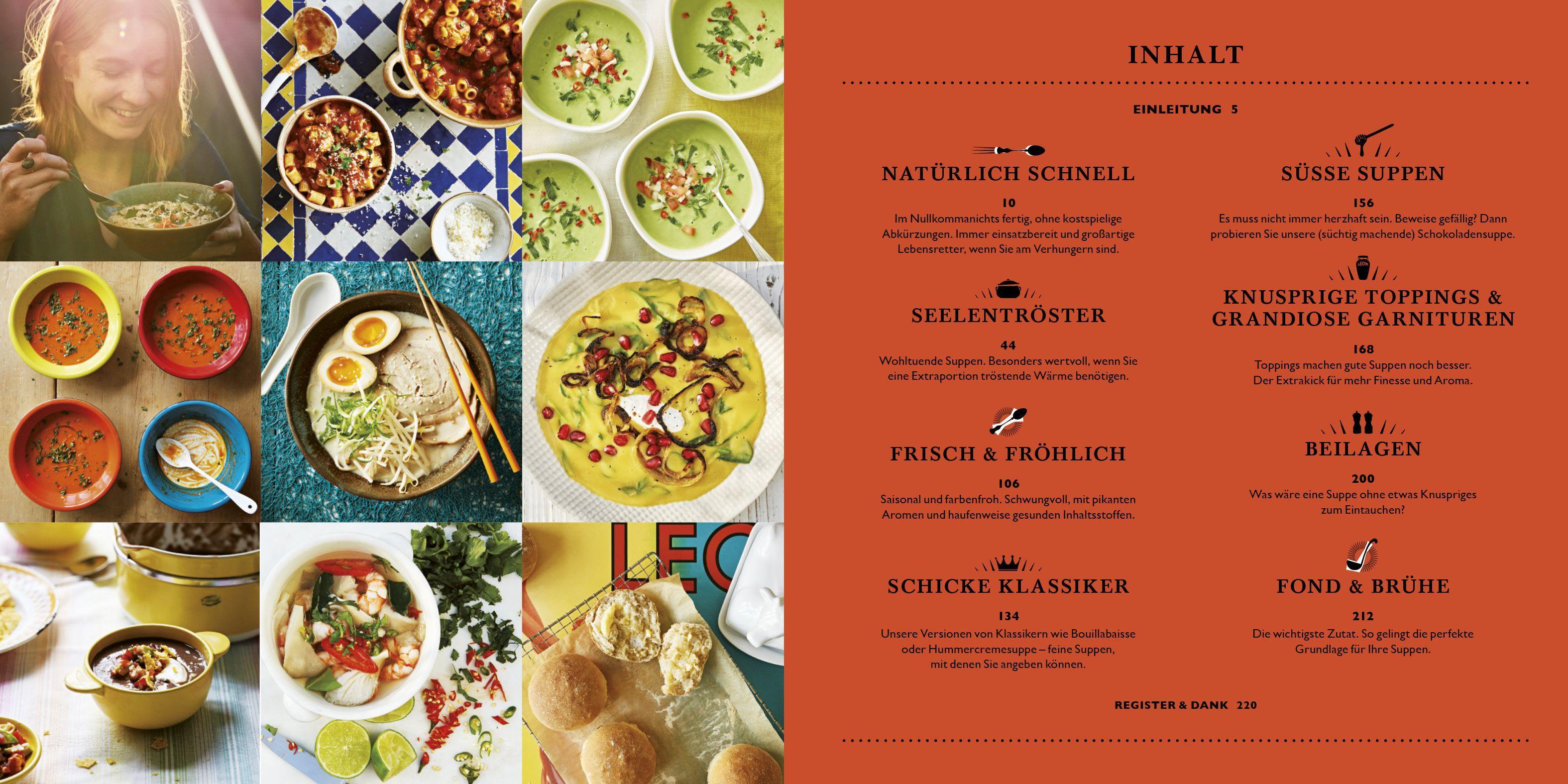 Beispielinhalt (Bild) Leon. Hundert Suppen