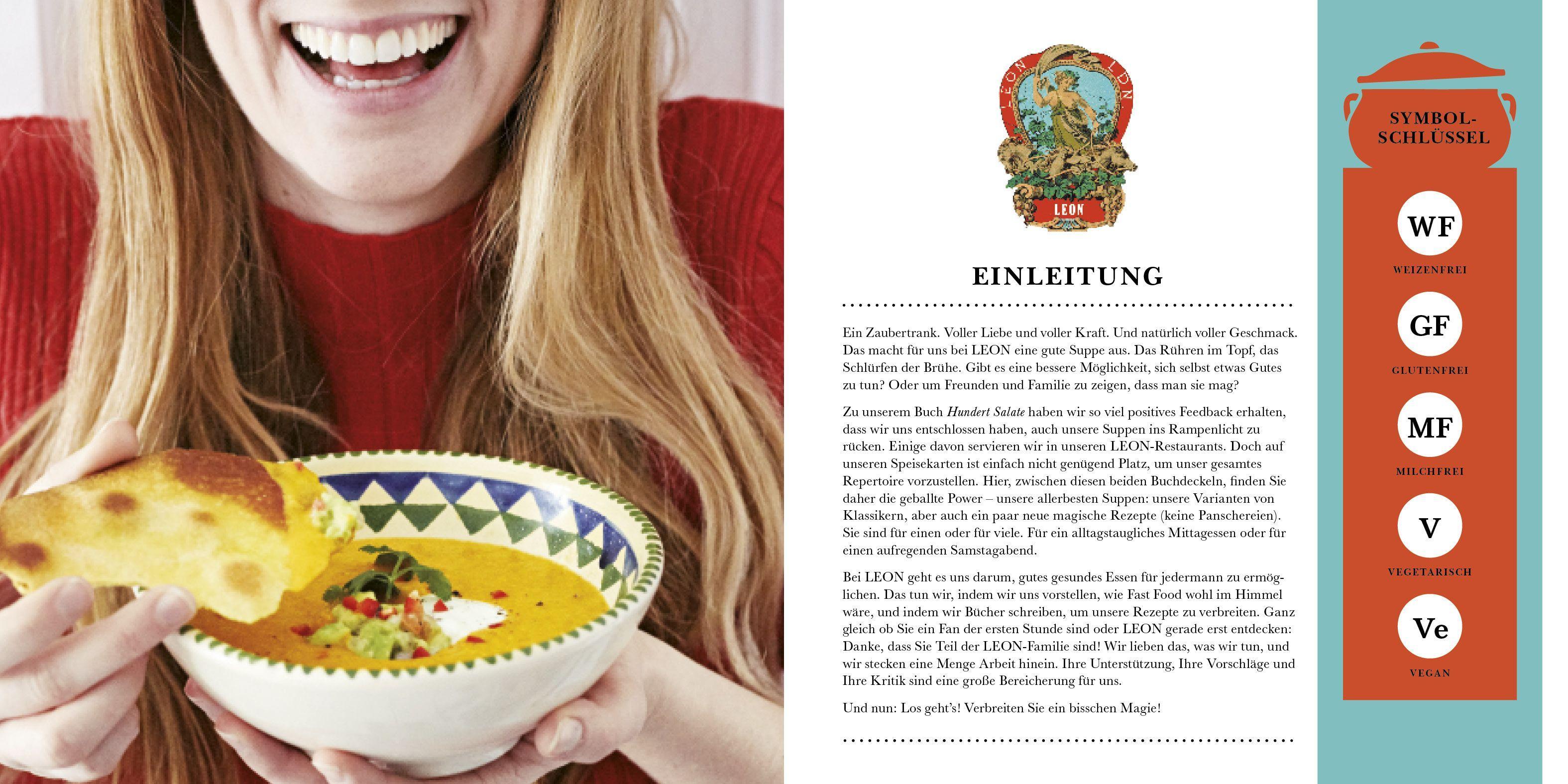 Beispielinhalt (Bild) Leon. Hundert Suppen