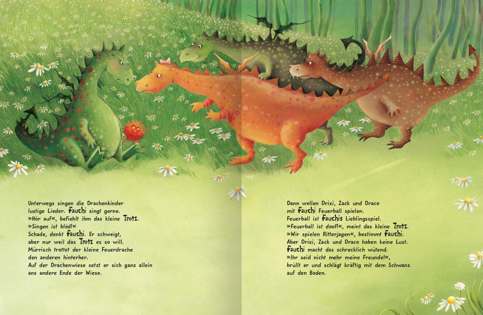 Beispielinhalt (Bild) Der kleine Trotzdrache