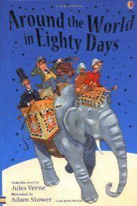 Vorderes Coverbild Around the World in Eighty Days