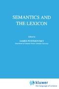 Vorderes Coverbild Semantics and the Lexicon
