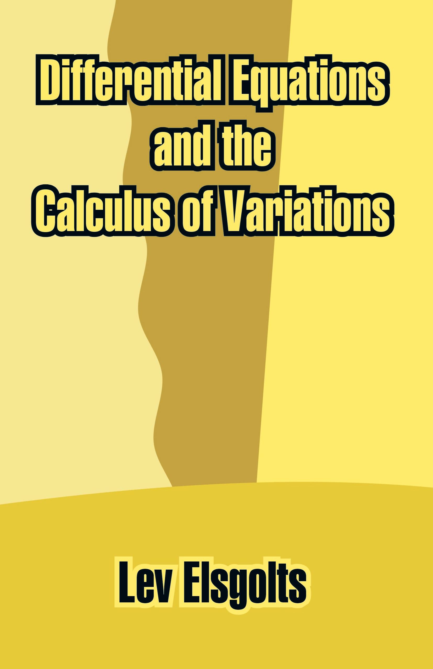 Vorderes Coverbild Differential Equations and the Calculus of Variations