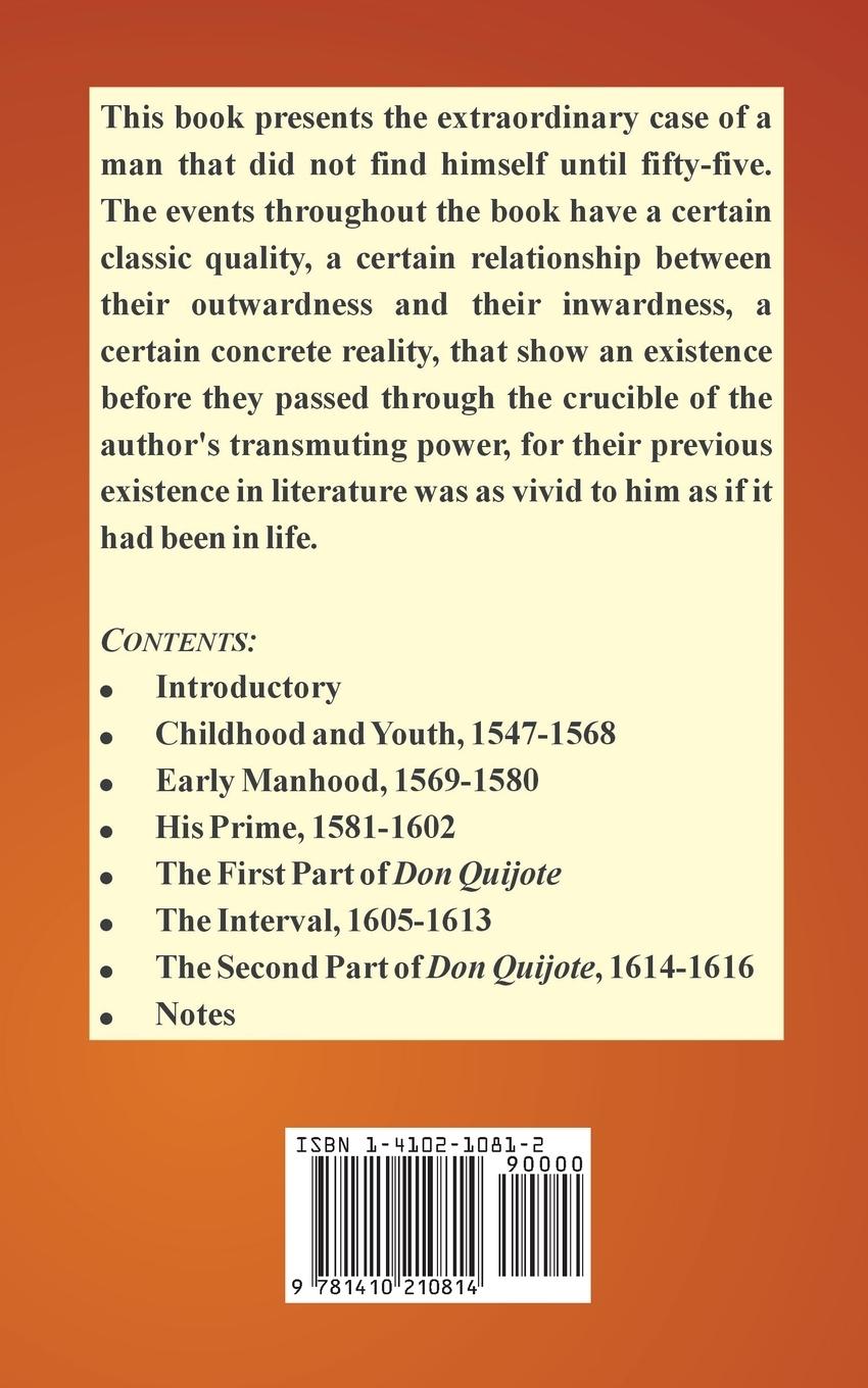 Rückseitencover Life of Cervantes, The