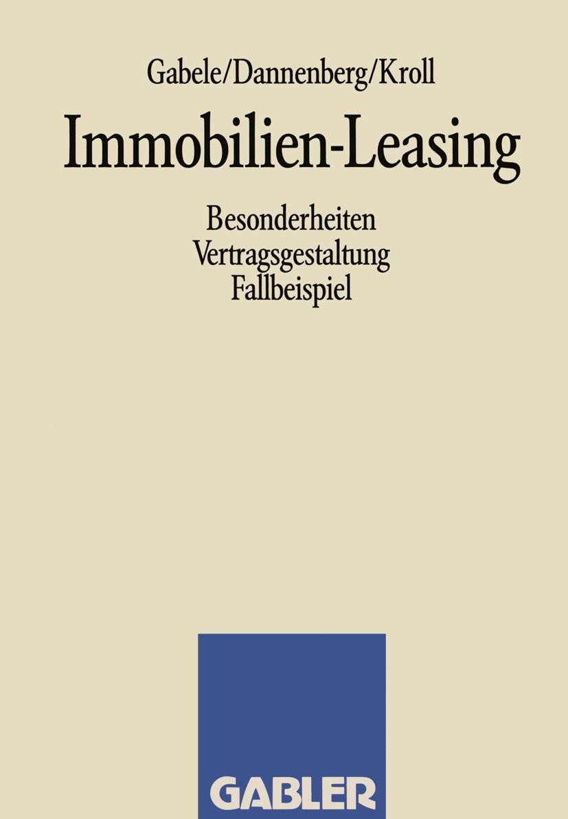 Vorderes Coverbild Immobilien-Leasing