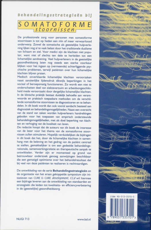 Rückseitencover Behandelingsstrategieën Bij Somatoforme Stoornissen
