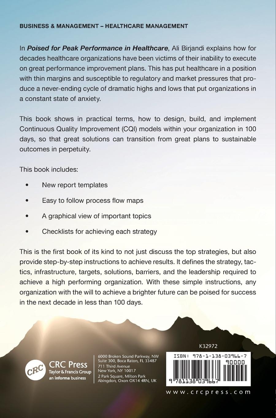 Rückseitencover Poised for Peak Performance in Healthcare