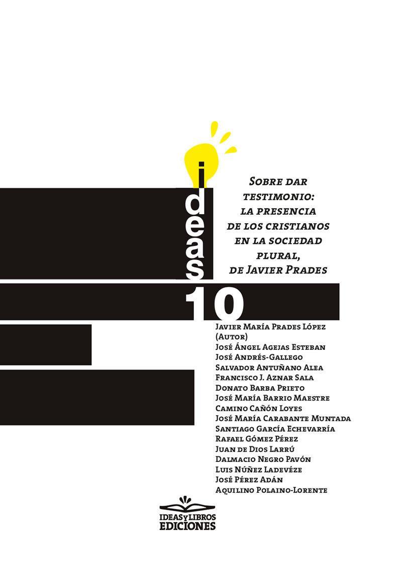 Vorderes Coverbild Sobre dar testimonio : la presencia de los cristianos en la sociedad plural