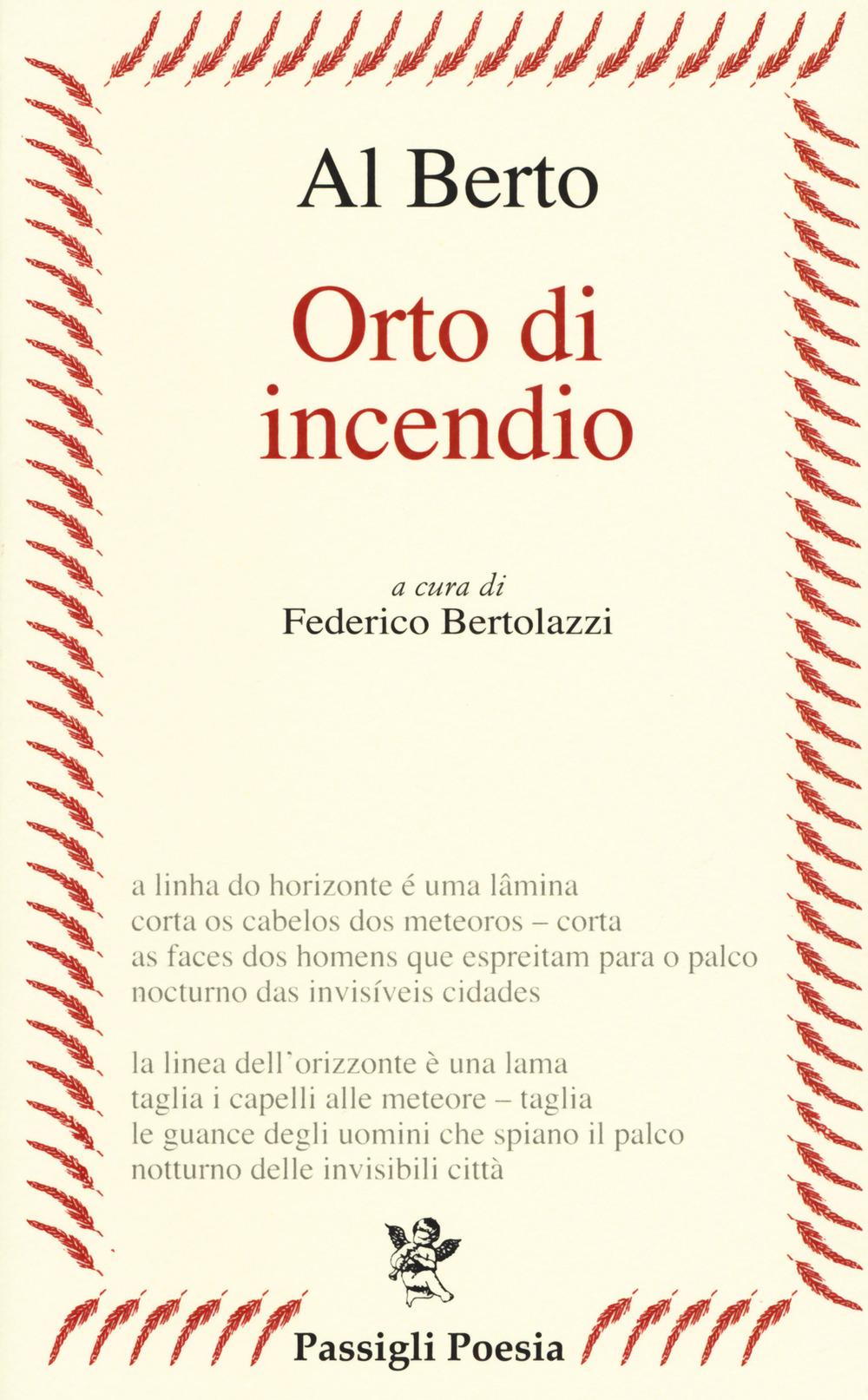 Vorderes Coverbild 0rto di incendio. Testo portoghese a fronte