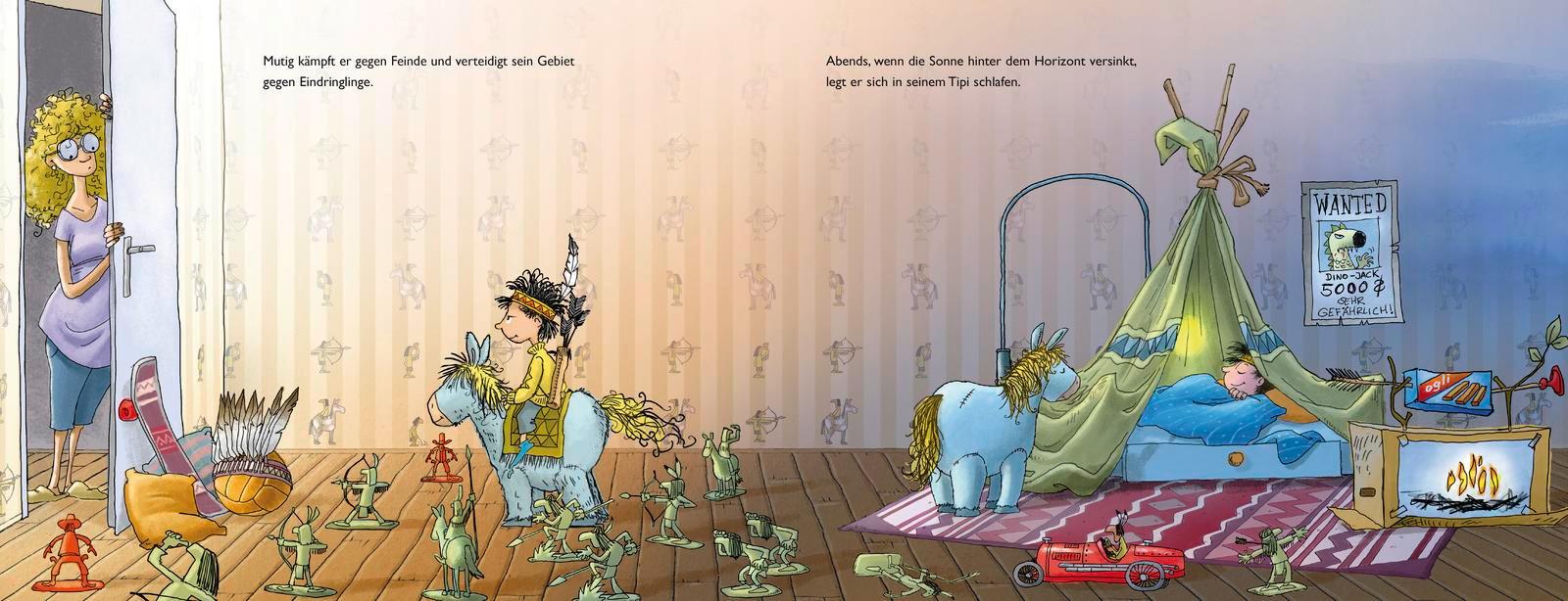 Beispielinhalt (Bild) Häuptling Dicke Backe