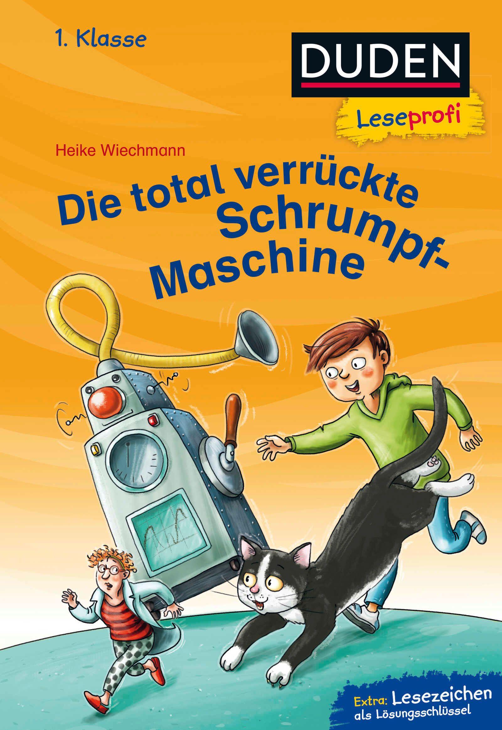 Vorderes Coverbild Duden Leseprofi - Die total verrückte Schrumpf-Maschine, 1. Klasse