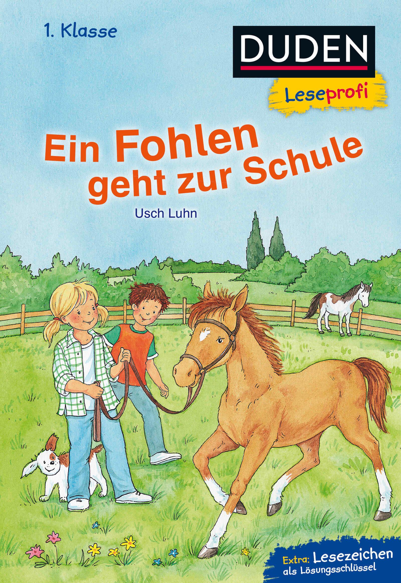 Vorderes Coverbild Duden Leseprofi - Ein Fohlen geht zur Schule
