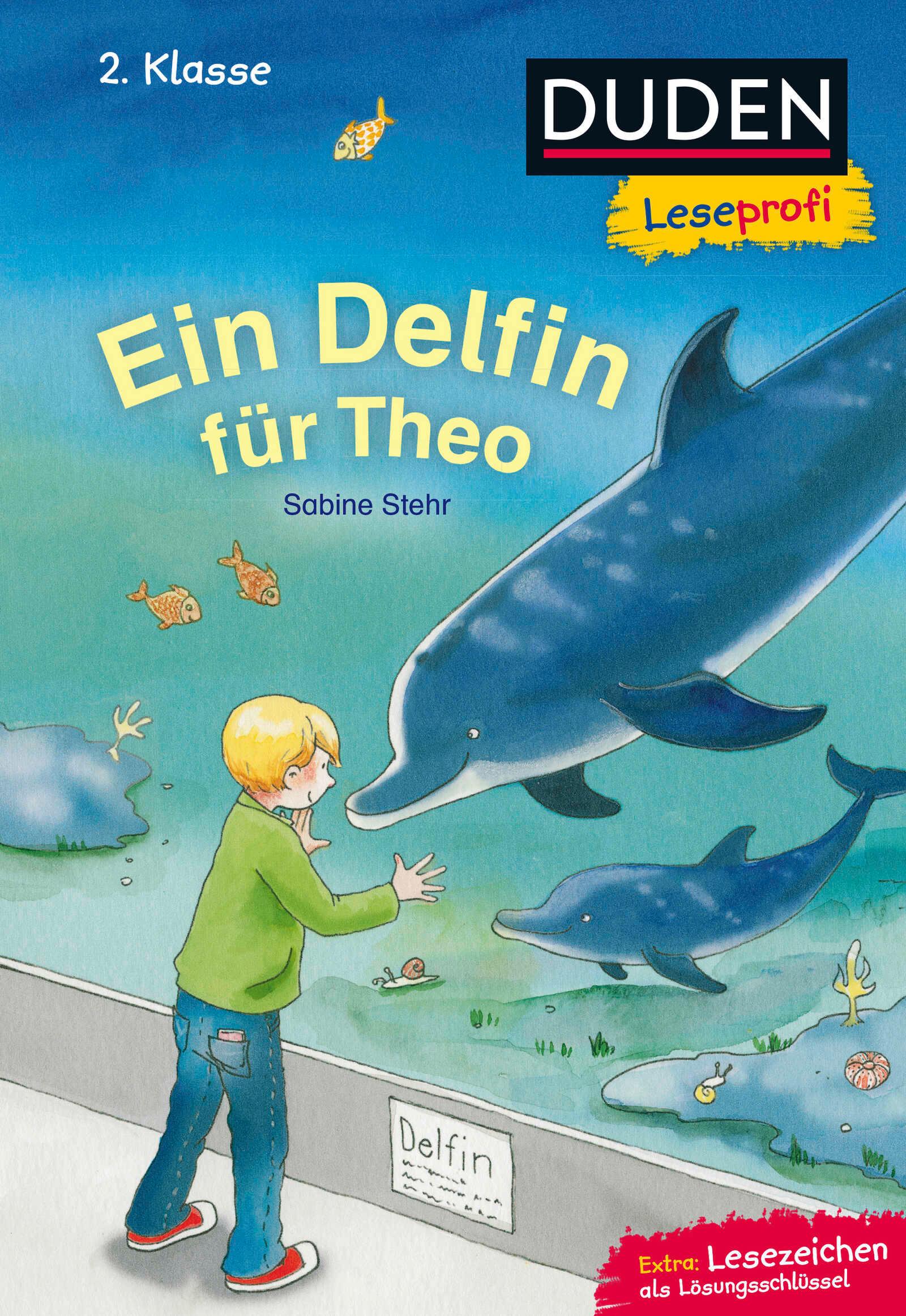 Vorderes Coverbild Duden Leseprofi - Ein Delfin für Theo