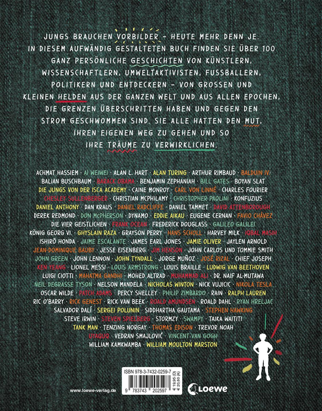 Rückseitencover Stories for Boys Who Dare to be Different - Vom Mut, anders zu sein