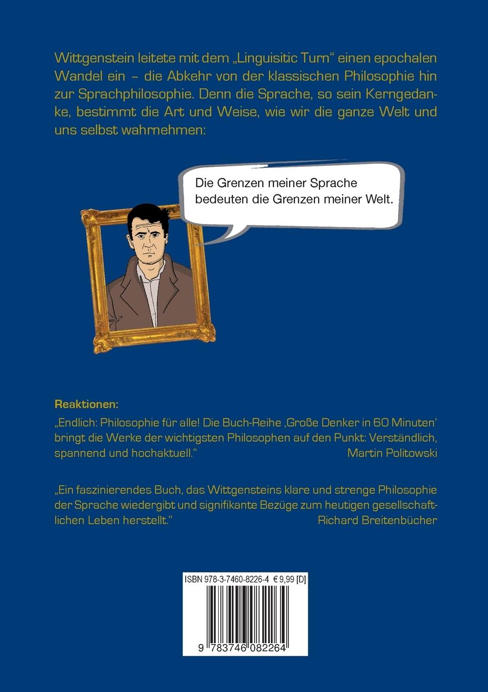 Rückseitencover Wittgenstein in 60 Minuten