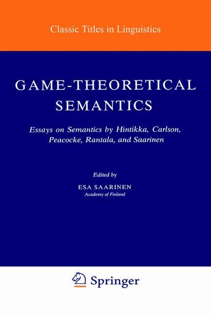Vorderes Coverbild Game-Theoretical Semantics