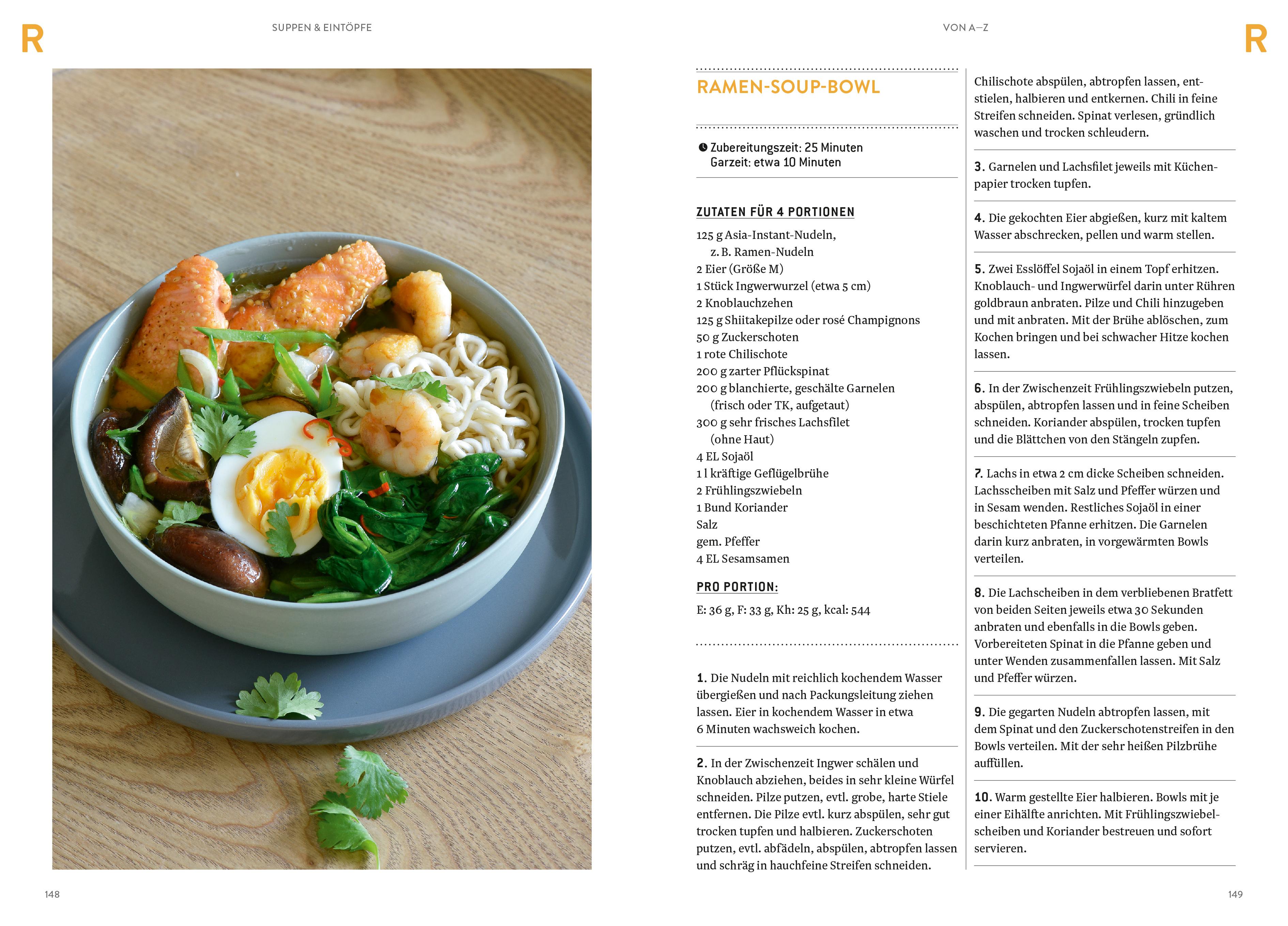 Beispielinhalt (Bild) Suppen und Eintöpfe von A-Z