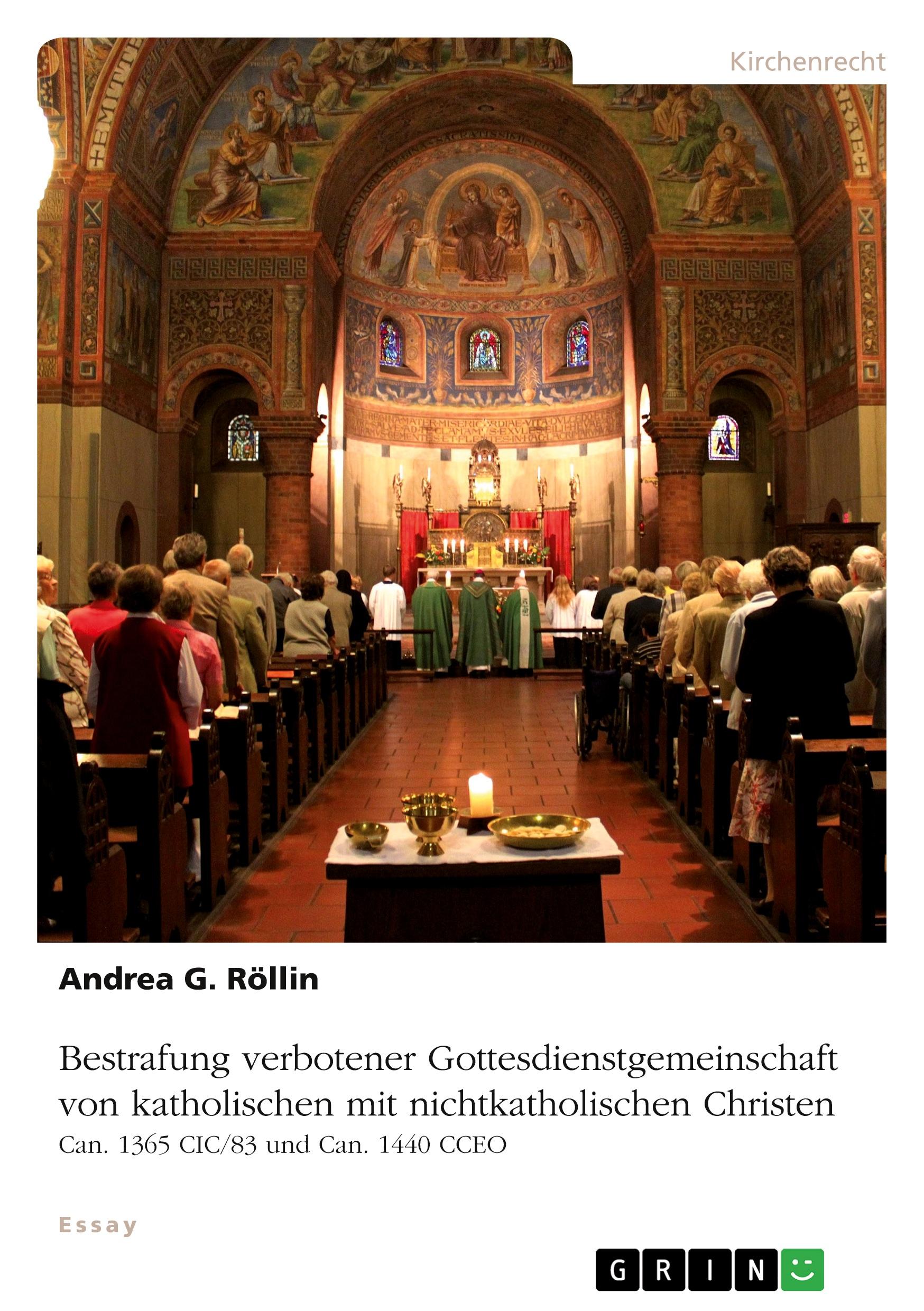 Vorderes Coverbild Bestrafung verbotener Gottesdienstgemeinschaft von katholischen mit nichtkatholischen Christen