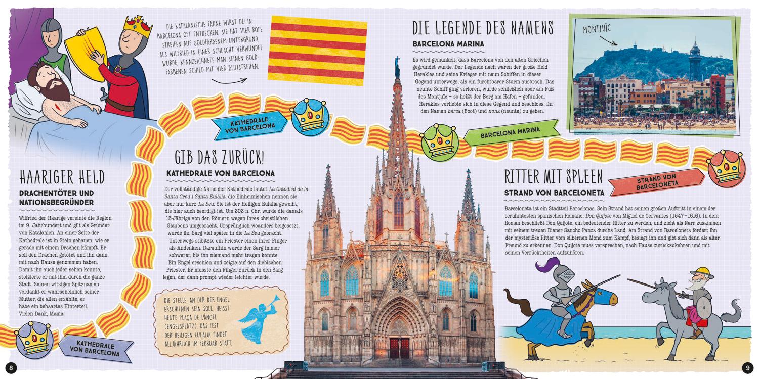 Beispielinhalt (Bild) Lonely Planet Kinderreiseführer Komm mit nach Barcelona (Lonely Planet Kids)