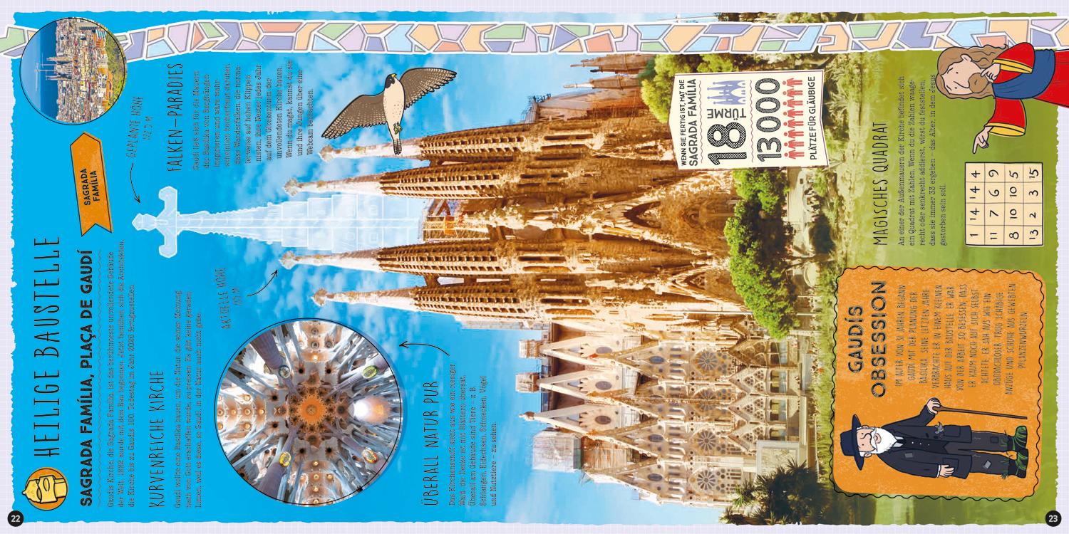 Beispielinhalt (Bild) Lonely Planet Kinderreiseführer Komm mit nach Barcelona (Lonely Planet Kids)