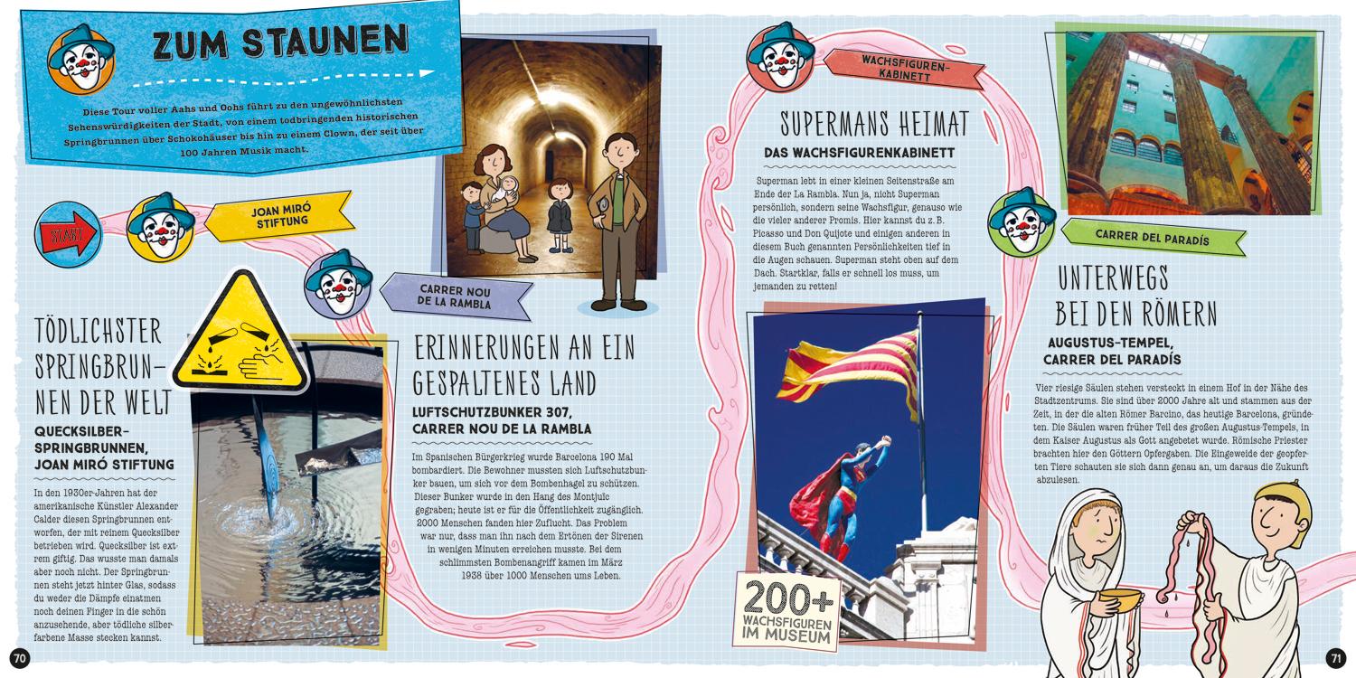 Beispielinhalt (Bild) Lonely Planet Kinderreiseführer Komm mit nach Barcelona (Lonely Planet Kids)