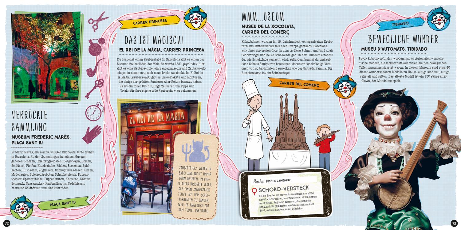 Beispielinhalt (Bild) Lonely Planet Kinderreiseführer Komm mit nach Barcelona (Lonely Planet Kids)