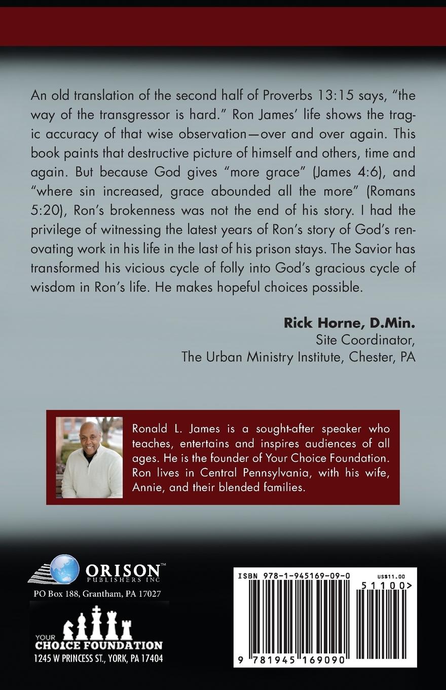Rückseitencover Choice - Ron James Story - Bible Study