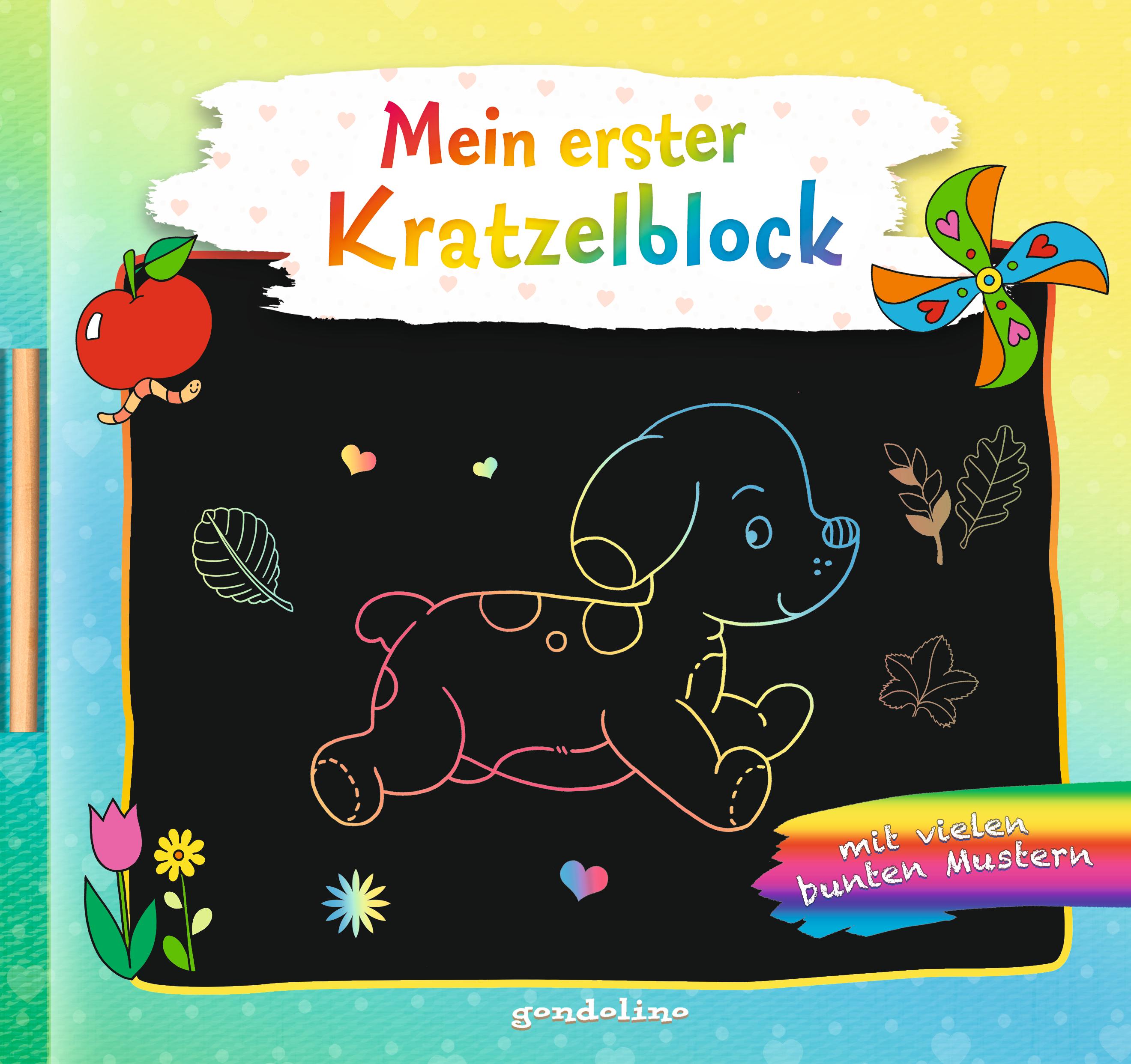 Vorderes Coverbild Mein erster Kratzelblock (Hund)