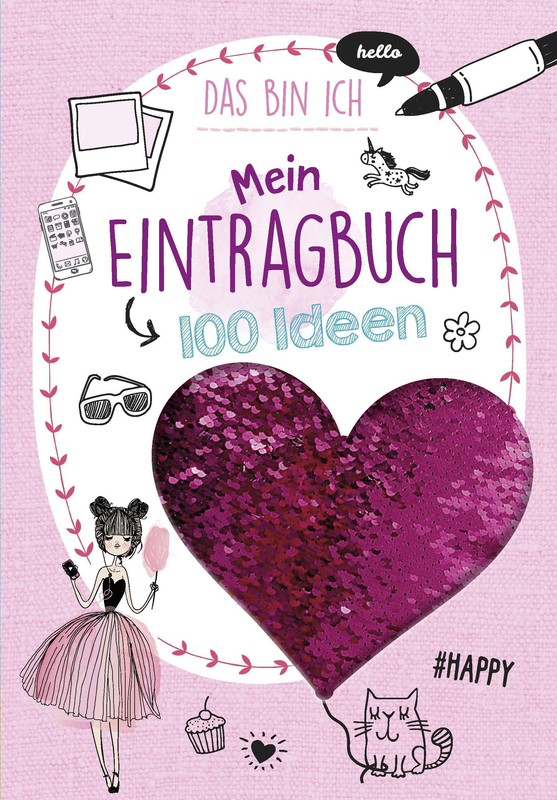 Vorderes Coverbild Mein Eintragbuch 100 Ideen: Das bin ich
