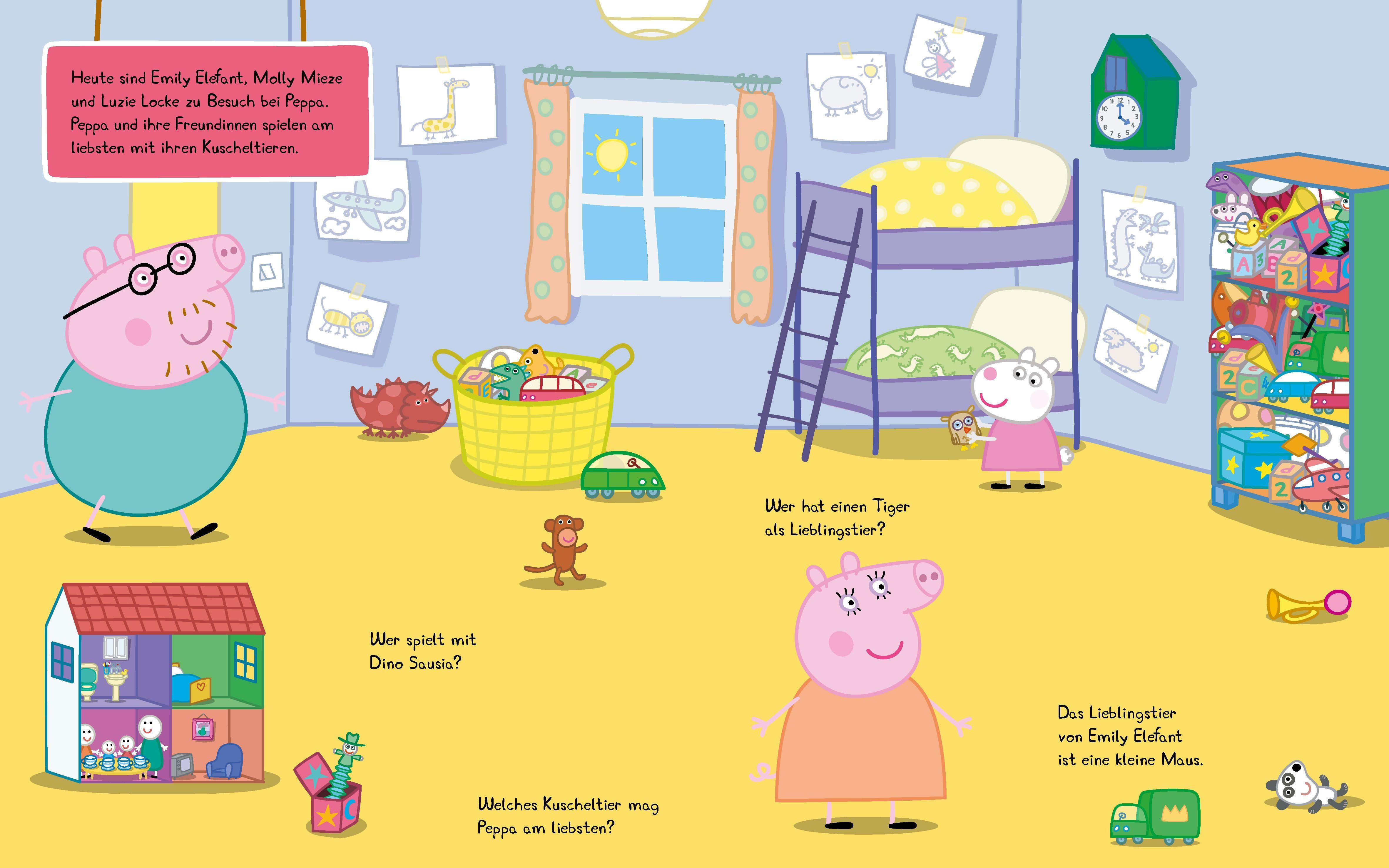 Beispielinhalt (Bild) Peppa Pig Magnet-Spiel-Buch
