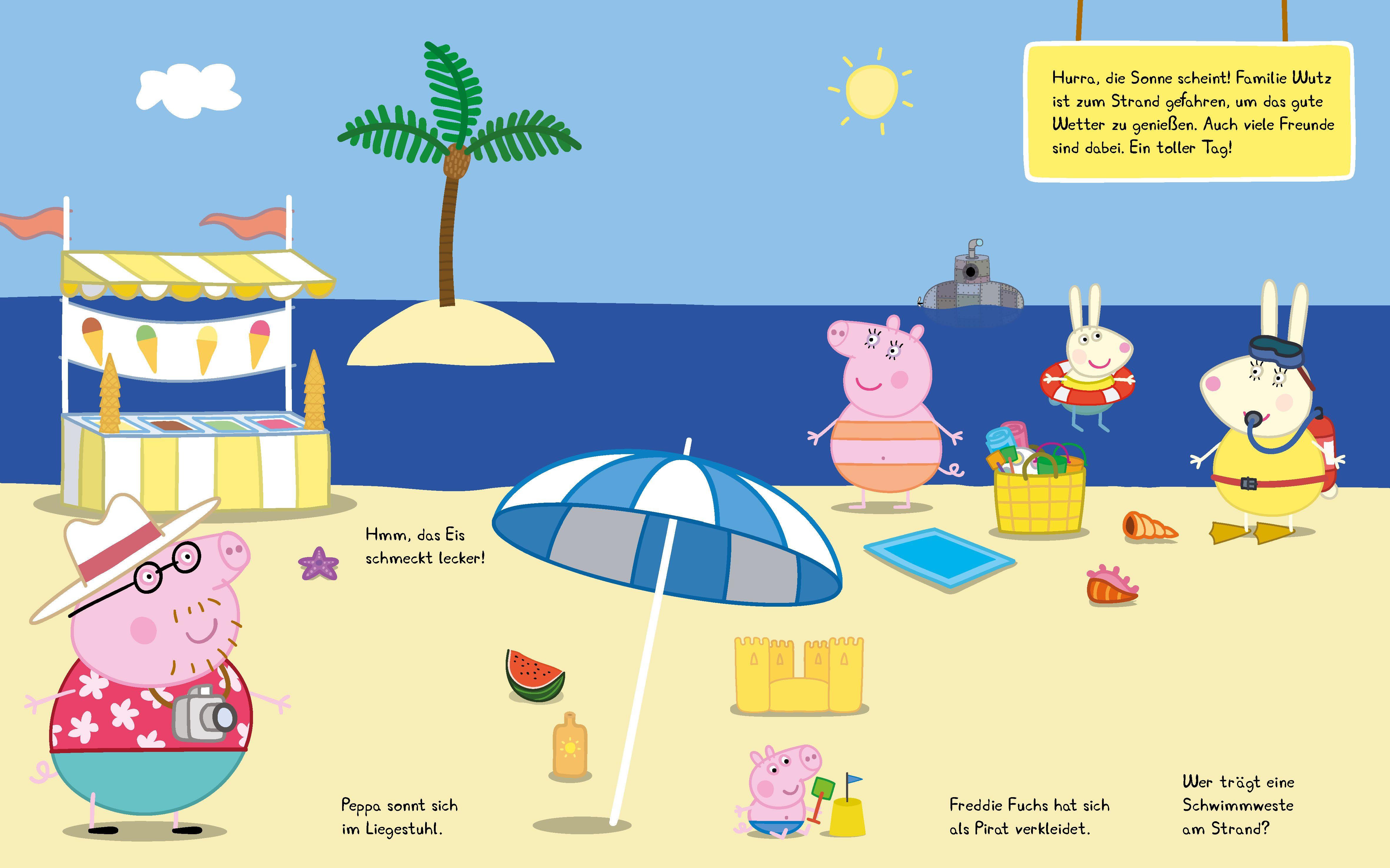 Beispielinhalt (Bild) Peppa Pig Magnet-Spiel-Buch