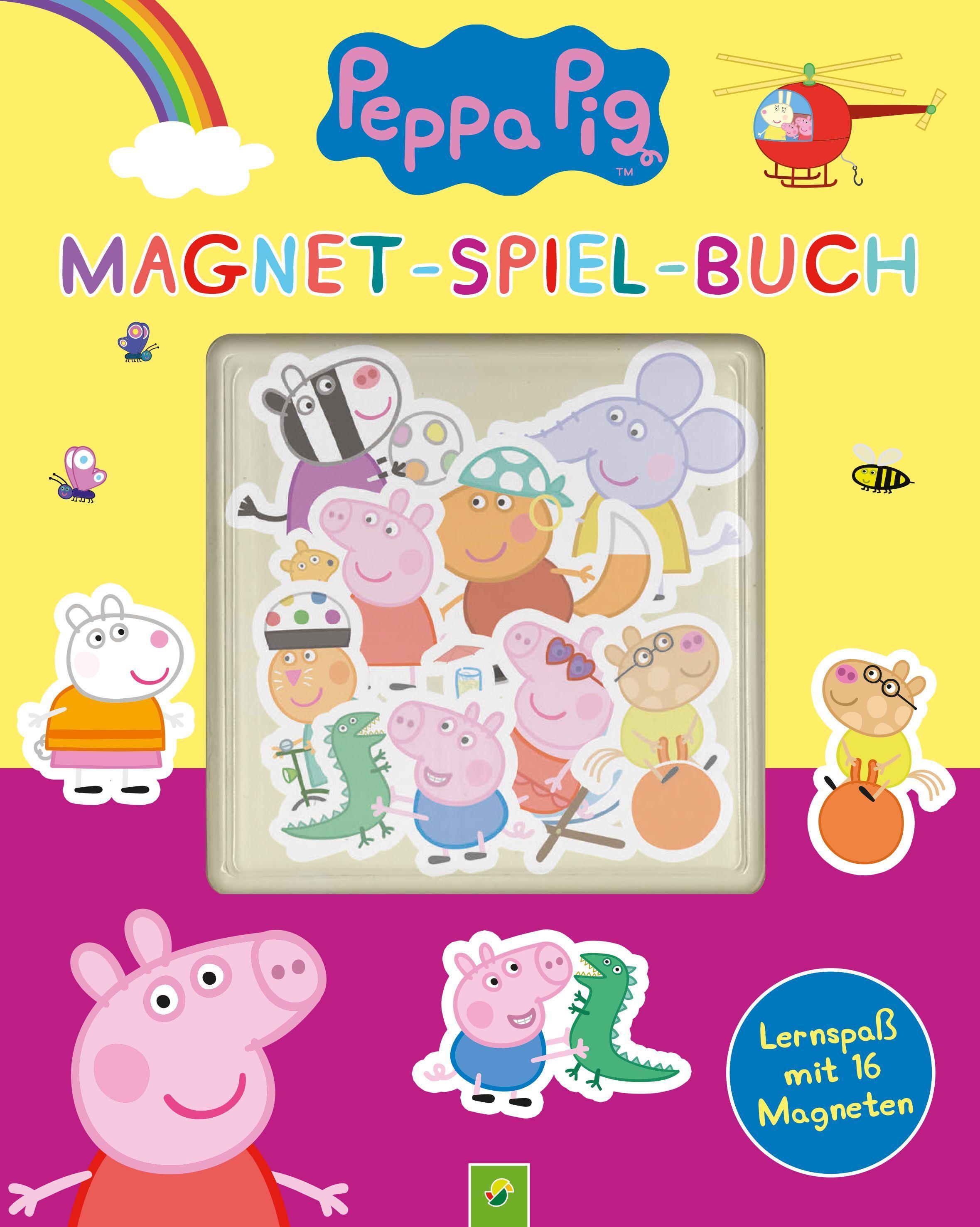 Vorderes Coverbild Peppa Pig Magnet-Spiel-Buch