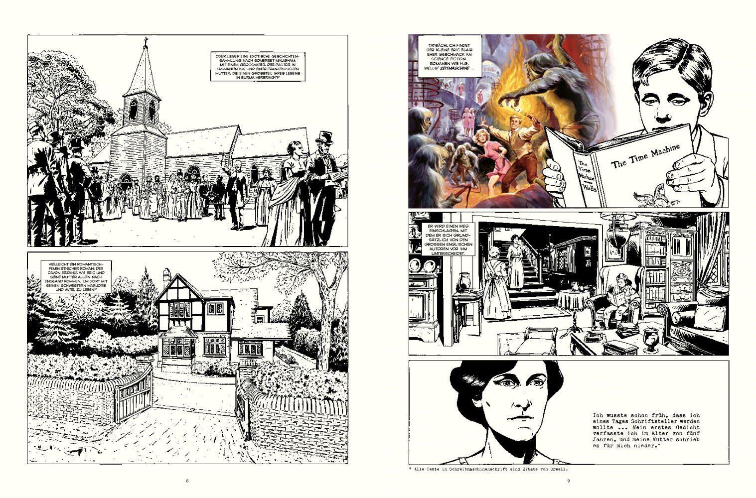 Beispielinhalt (Bild) George Orwell