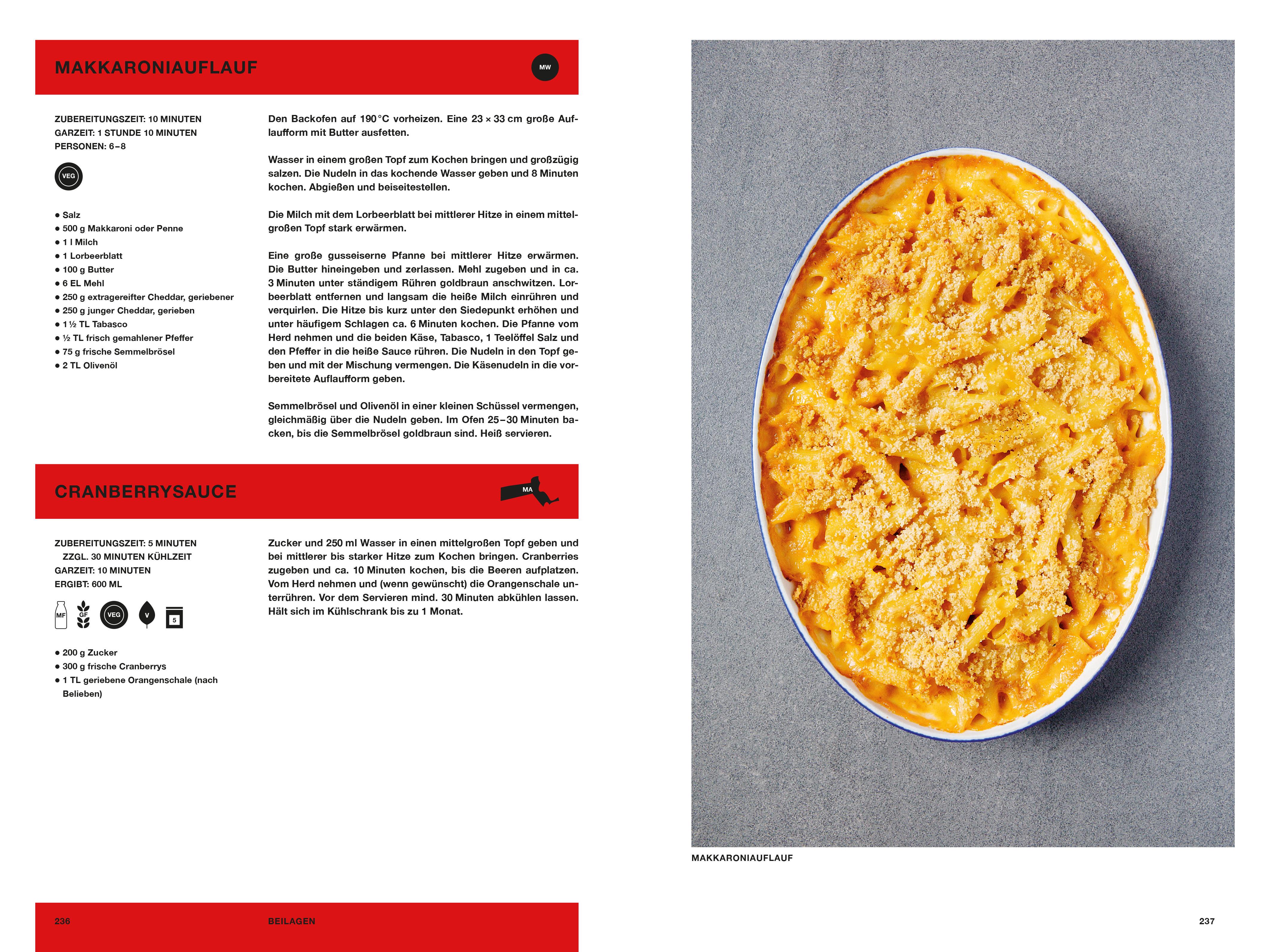 Beispielinhalt (Bild) Amerika - das Kochbuch