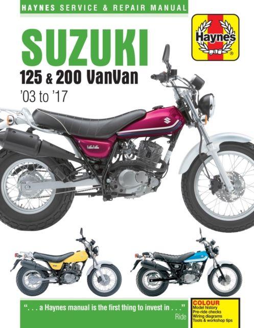 Vorderes Coverbild Suzuki RV125/200 VanVan (03 - 17) Haynes Repair Manual