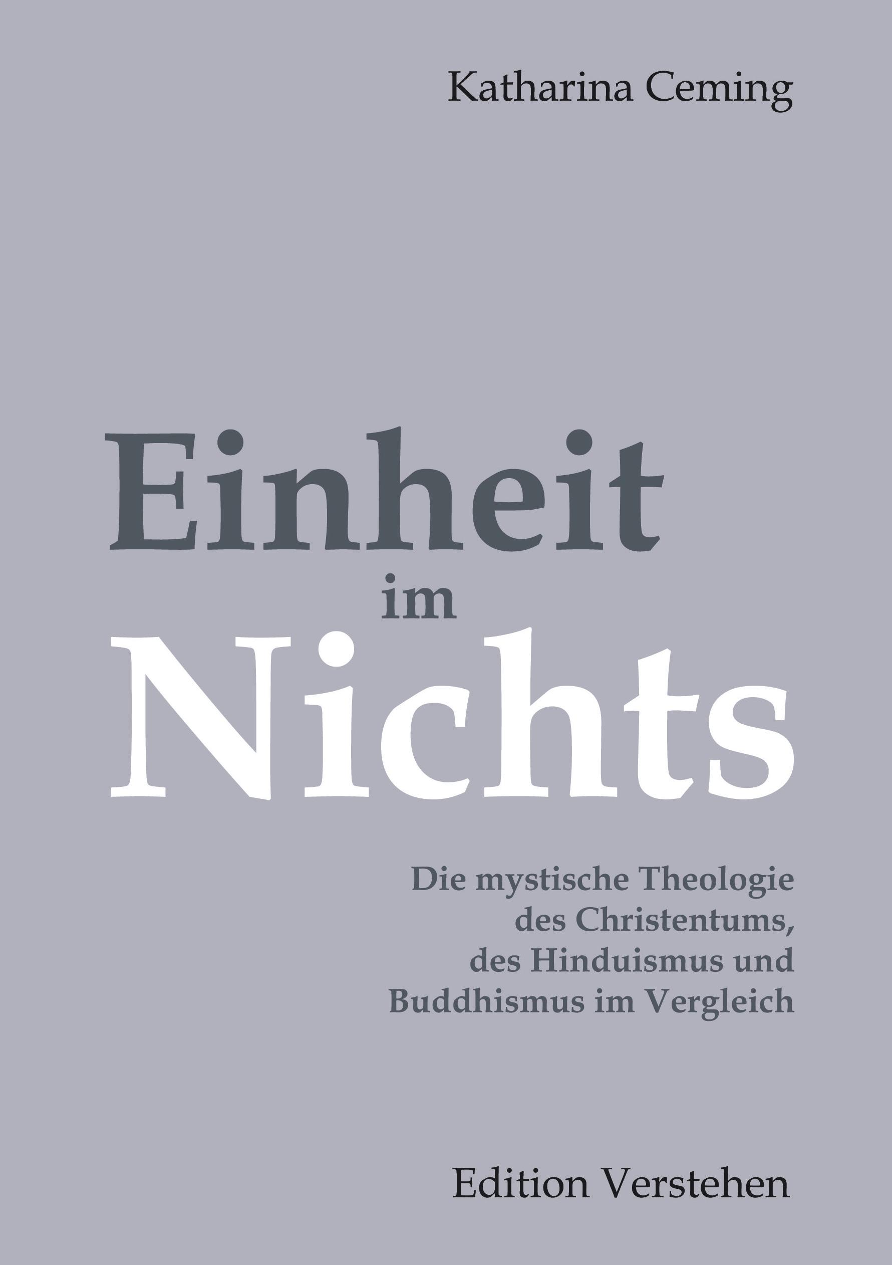 Vorderes Coverbild Einheit im Nichts