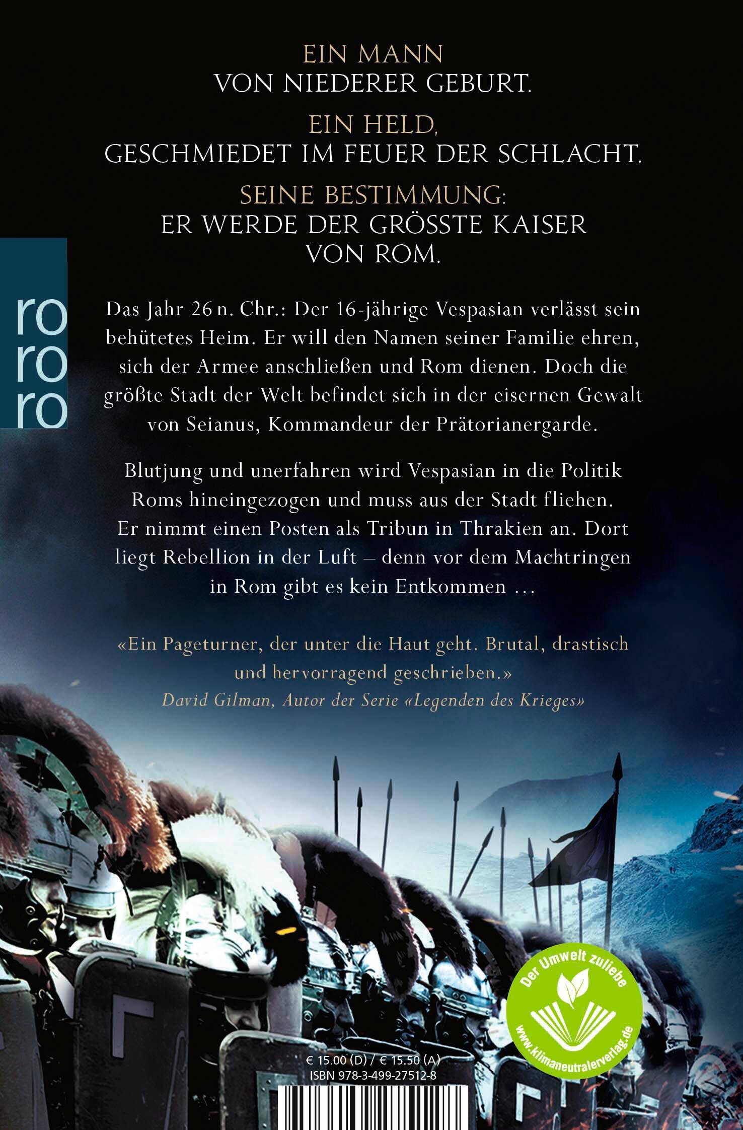 Rückseitencover Vespasian: Das Schwert des Tribuns