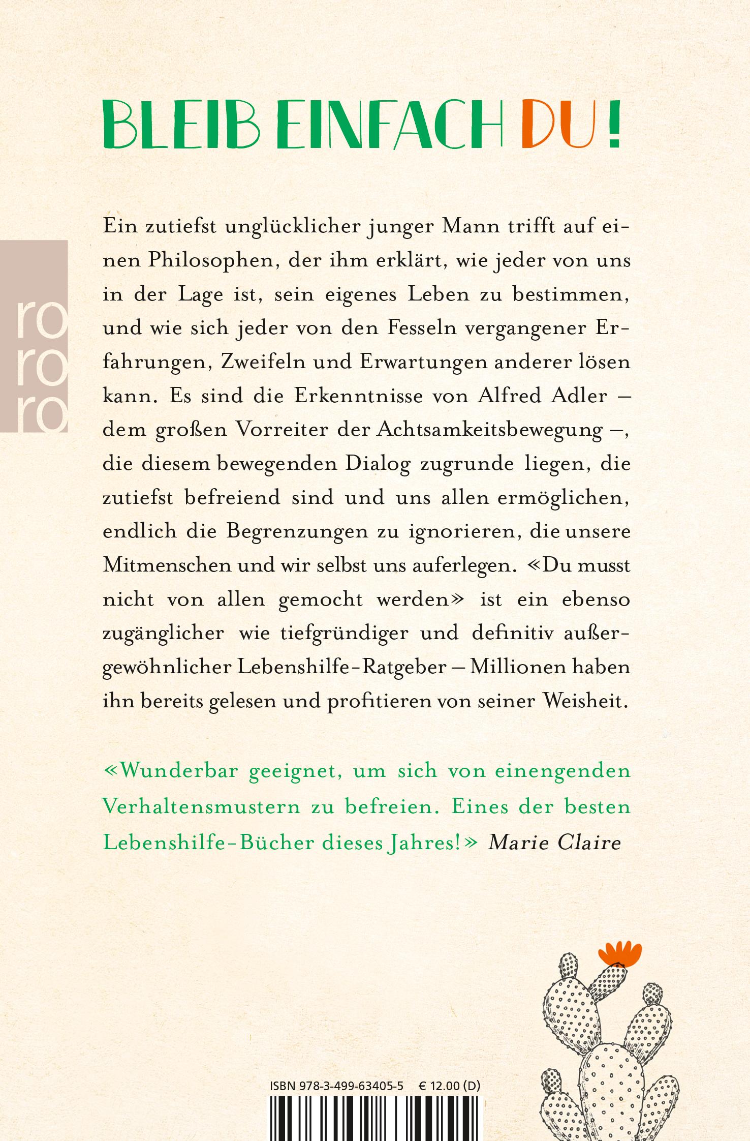 Rückseitencover Du musst nicht von allen gemocht werden