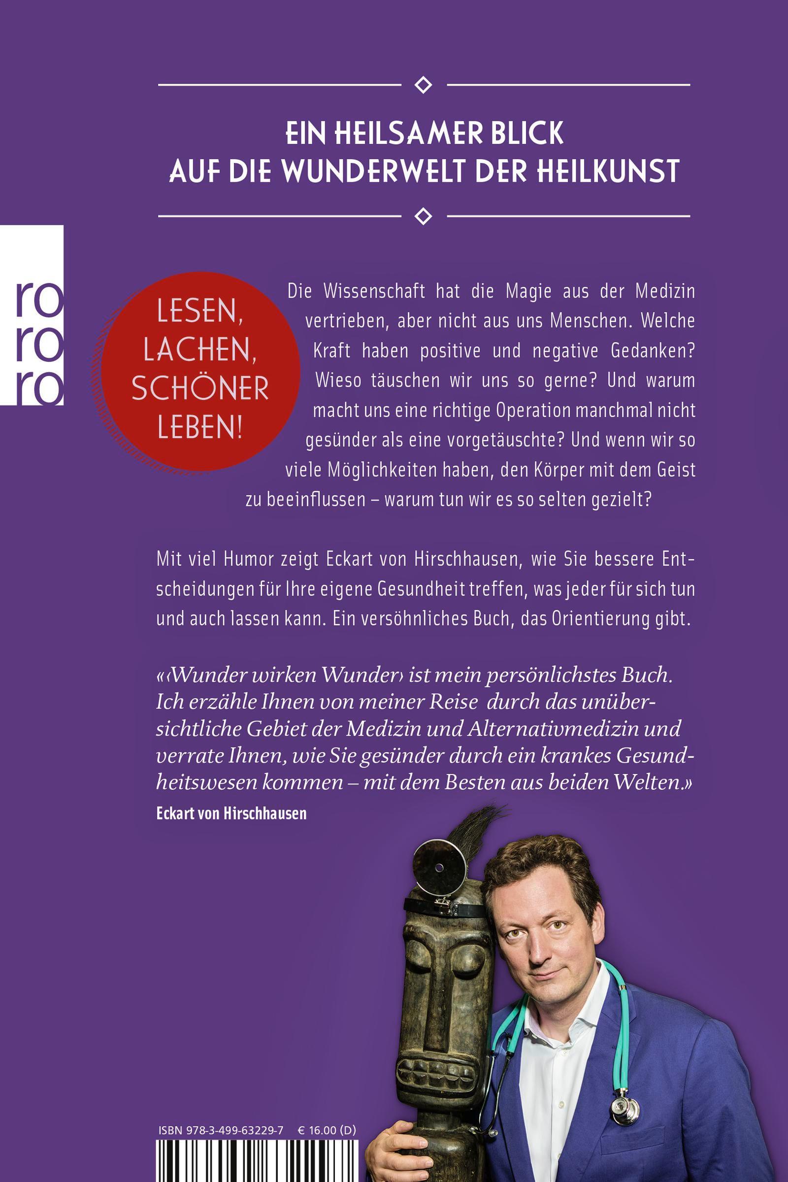 Rückseitencover Wunder wirken Wunder