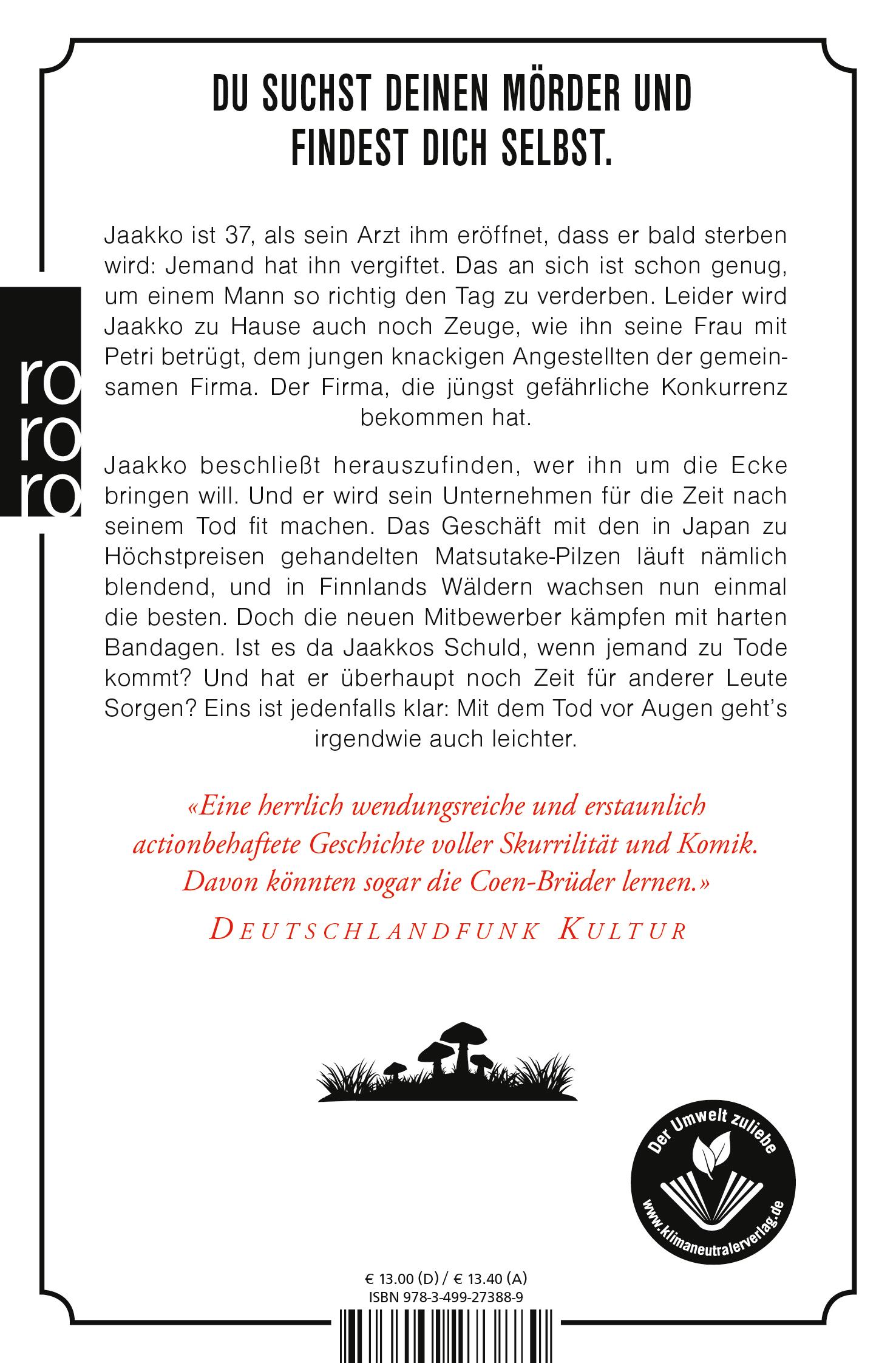 Rückseitencover Die letzten Meter bis zum Friedhof