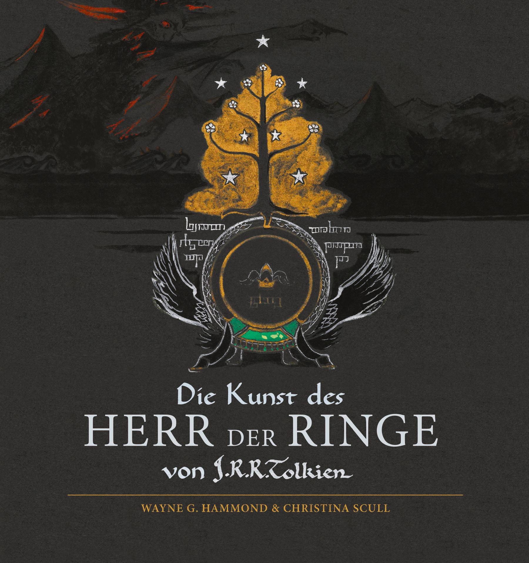 Vorderes Coverbild Die Kunst des Herr der Ringe von J.R.R. Tolkien