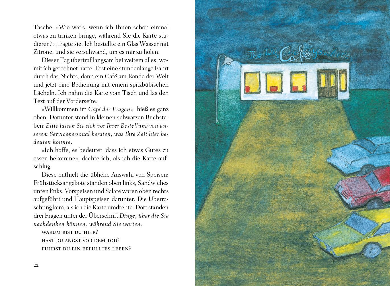 Beispielinhalt (Bild) Das Café am Rande der Welt