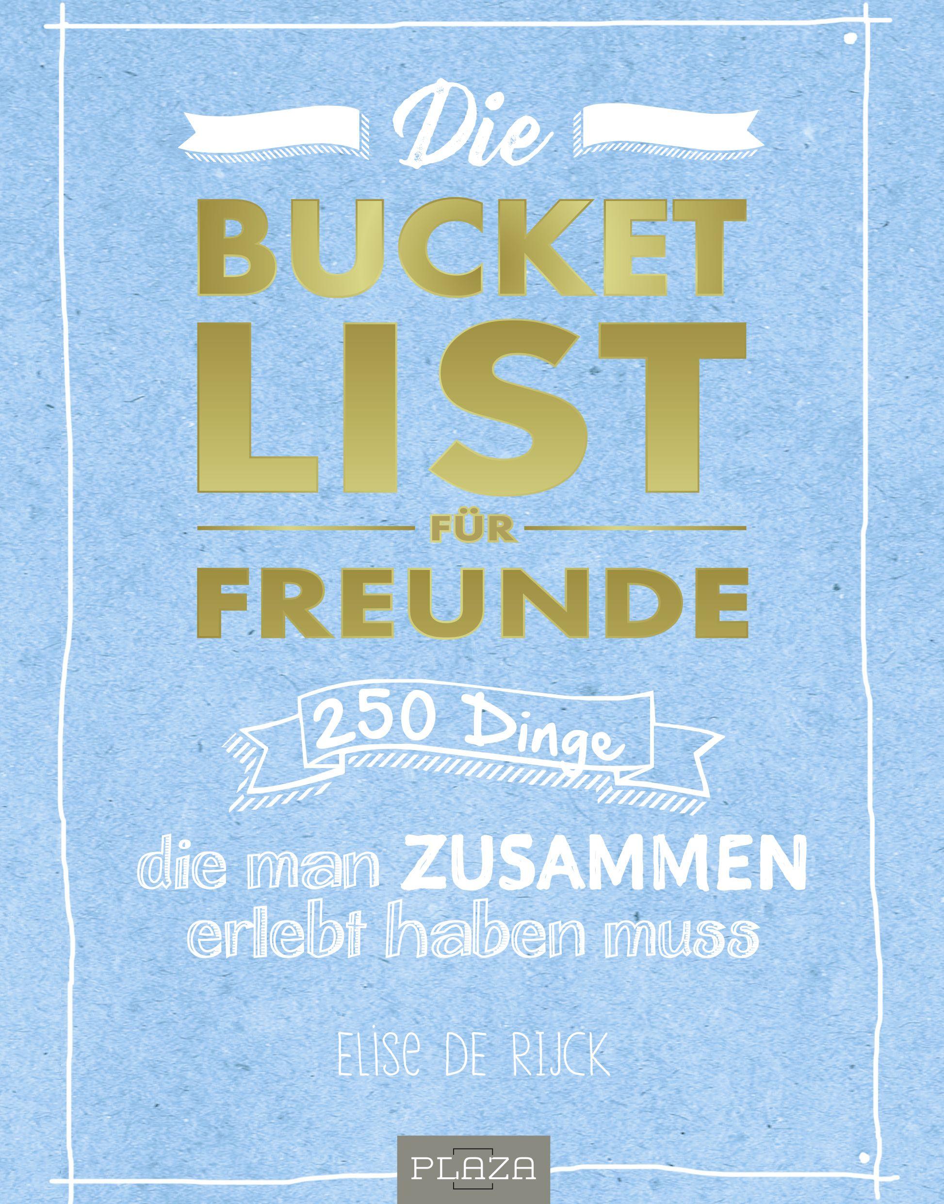 Vorderes Coverbild Die Bucket List für Freunde
