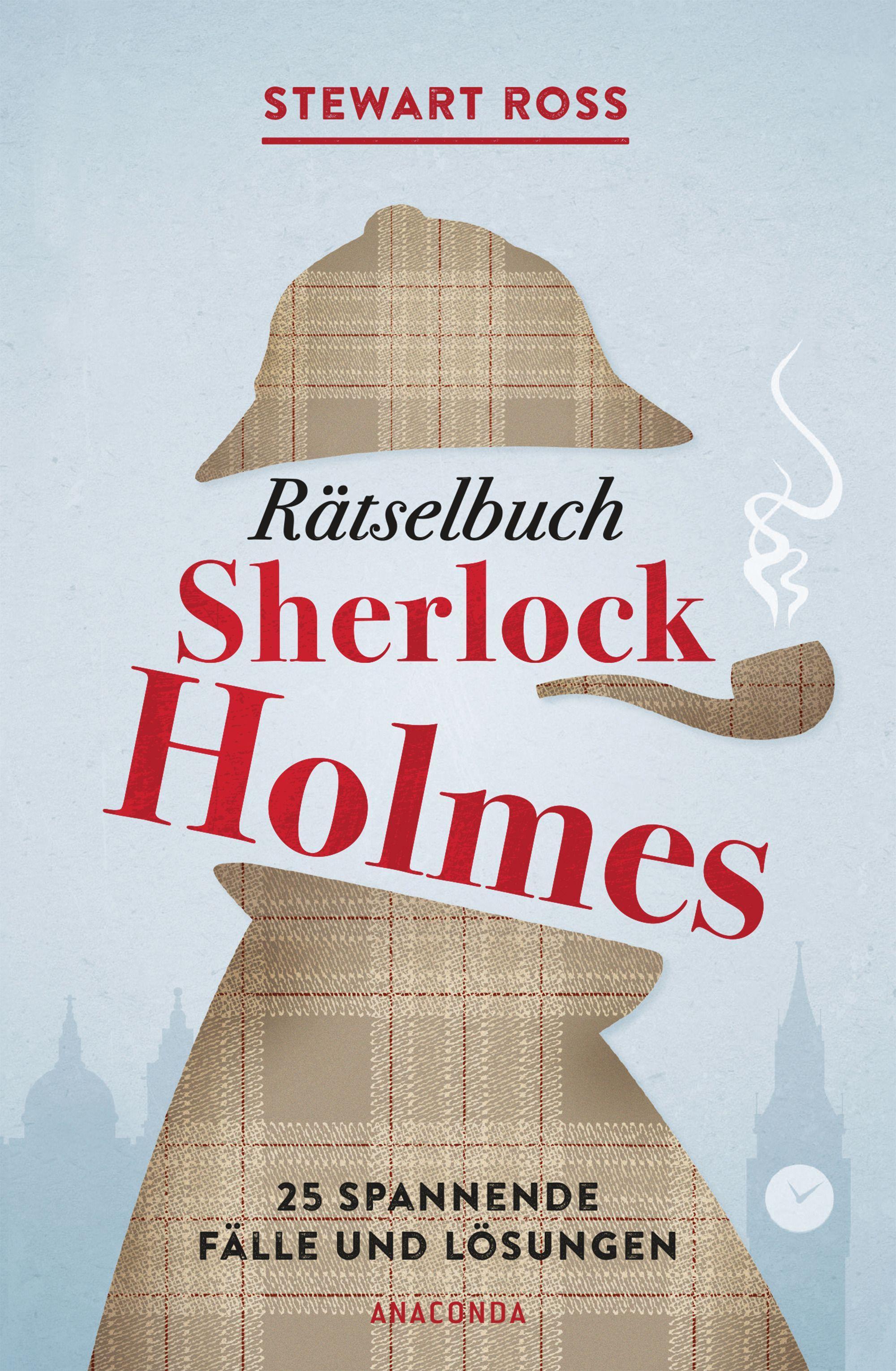Vorderes Coverbild Rätselbuch Sherlock Holmes