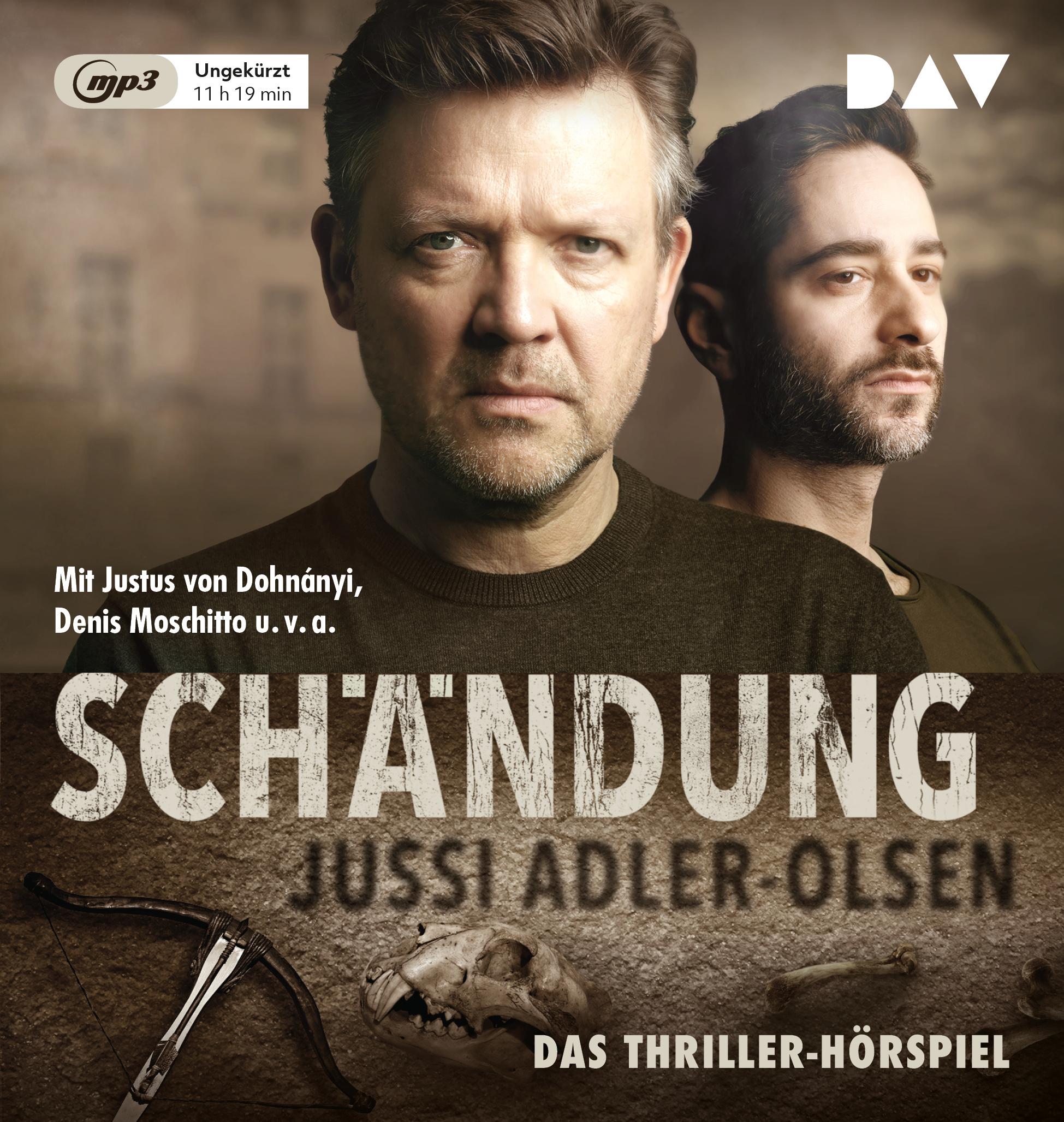 Vorderes Coverbild Schändung. Carl Mørck, Sonderdezernat Q, Fall 2