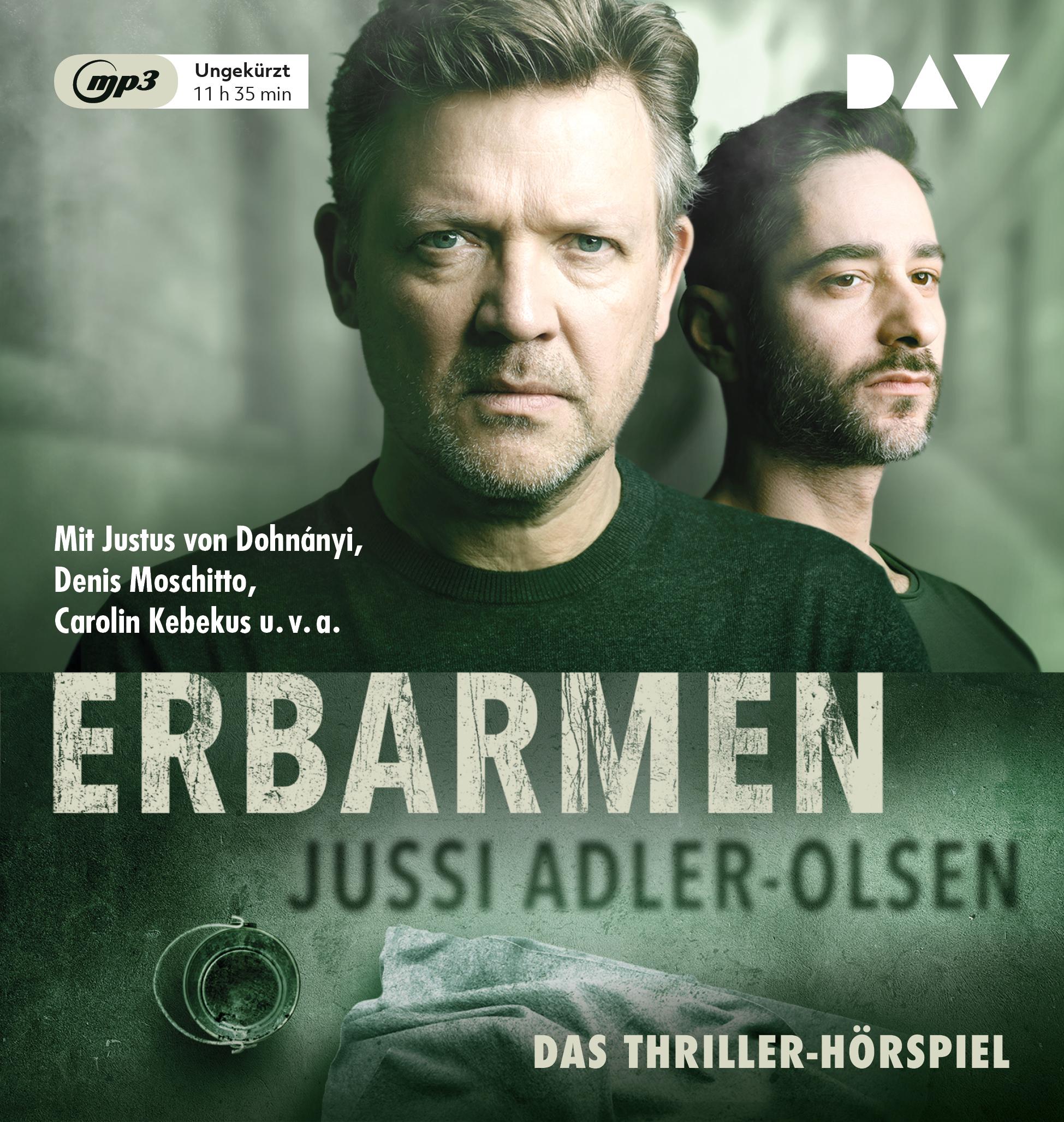 Vorderes Coverbild Erbarmen. Carl Mørck, Sonderdezernat Q, Fall 1