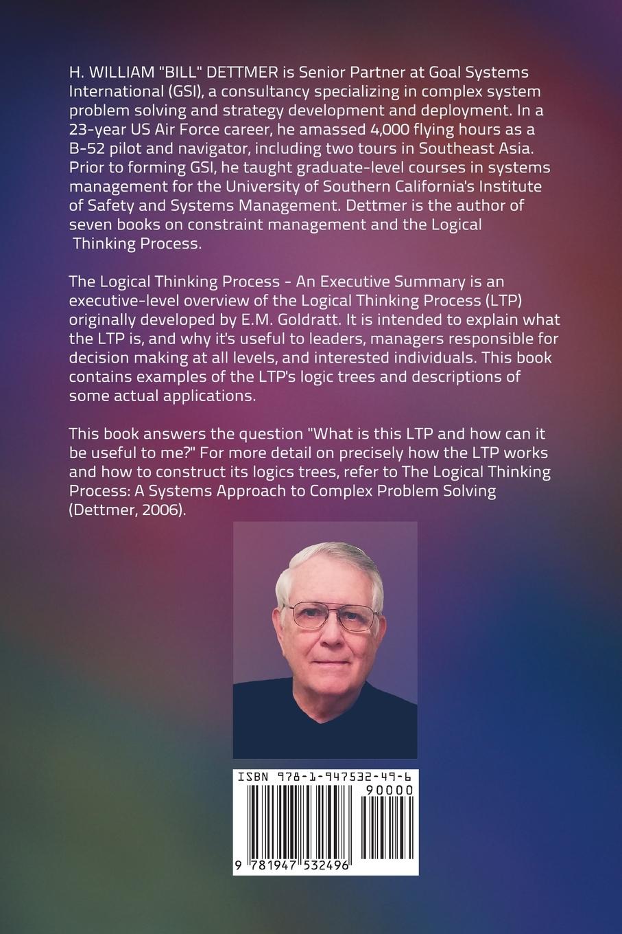 Rückseitencover The Logical Thinking Process - An Executive Summary